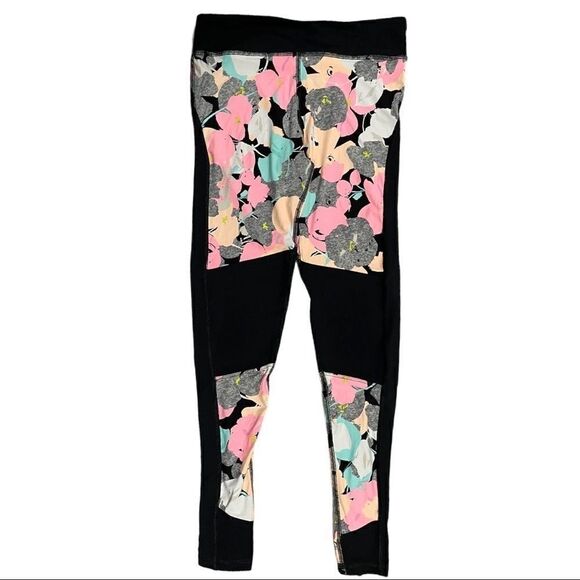 𝅺trina Turk Pop Floral Camo Leggings Sz M - Picture 2 of 12